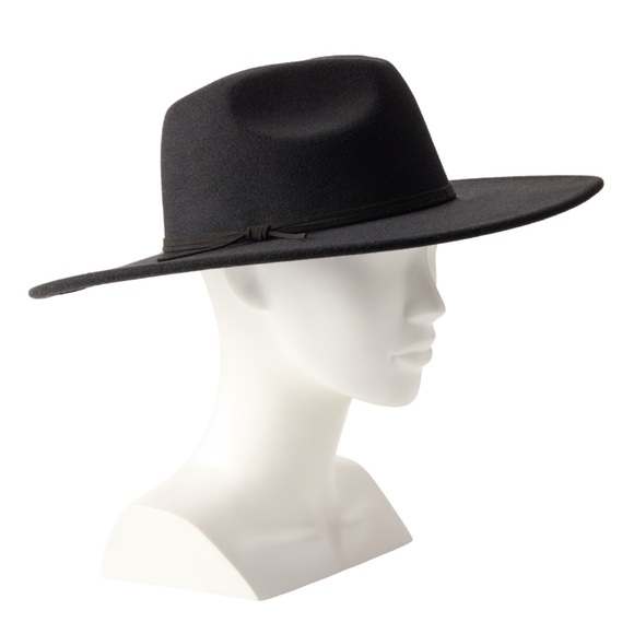 NWT Sonoma Faux Felt Fedora Green One Size - Picture 2 of 2